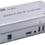 تطويله 200 متر HDMI KVM