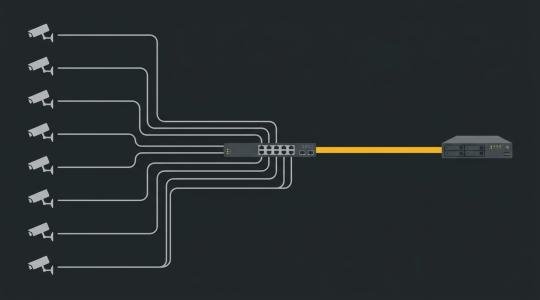 سويتش 100 ميجا مقابل Gigabit للكاميرات: هل 100 ميجا كفاية؟