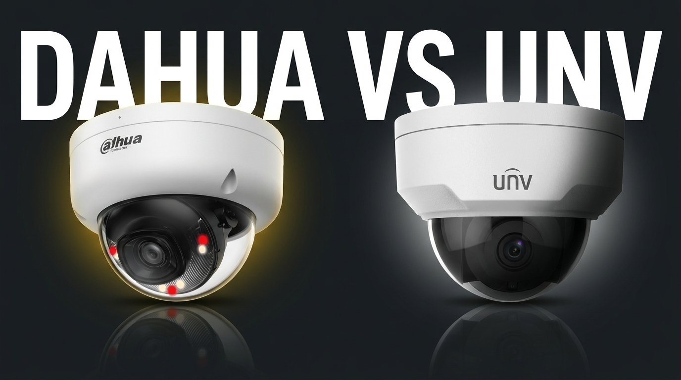 Dahua vs UNV — أيهم تختار في مصر؟ المقارنة الشاملة 2026