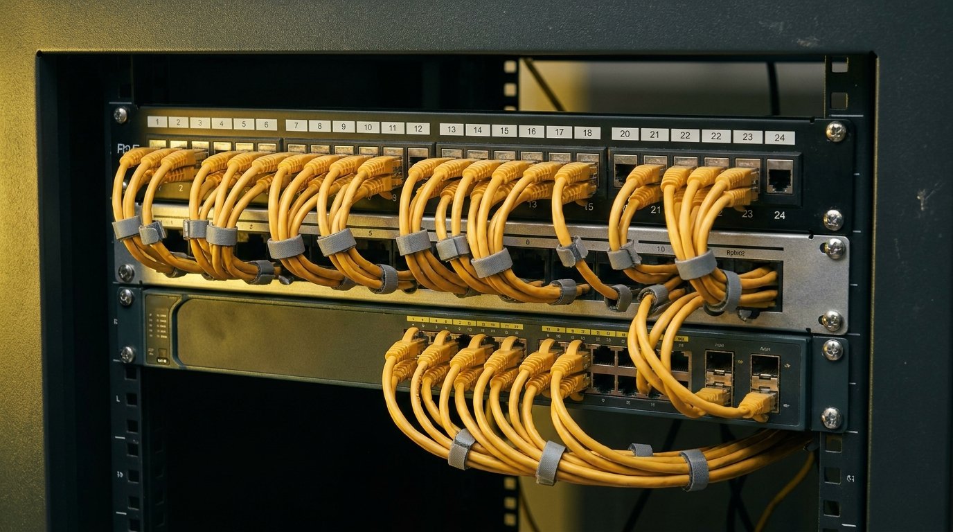Patch Panel وPatch Cord — إيه دورهم في شبكتك؟ الدليل الكامل
