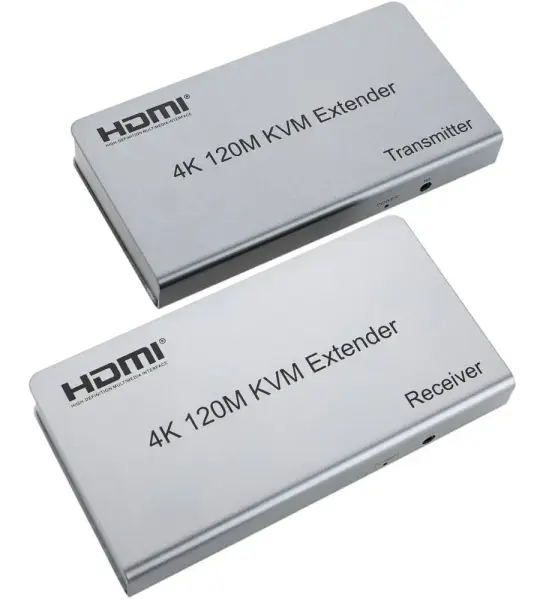 تطويله 120 متر HDMI KVM