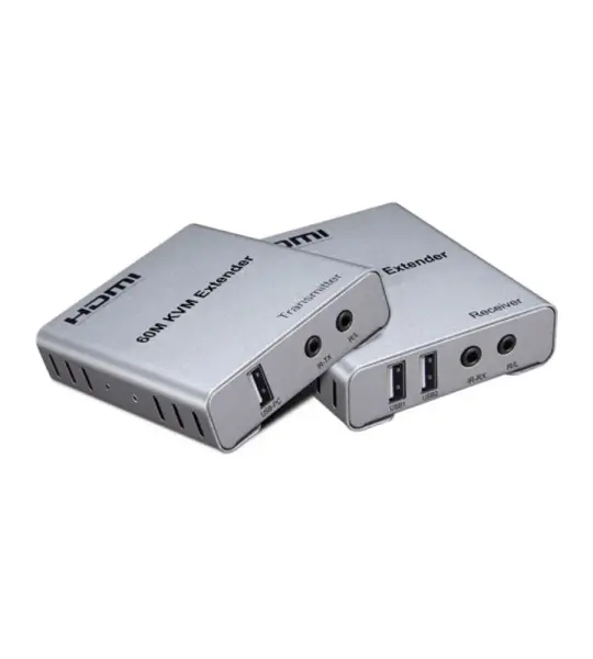 تطويله 60 متر HDMI KVM
