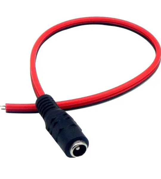 وصله DC FEMALE سلك للكاميرات